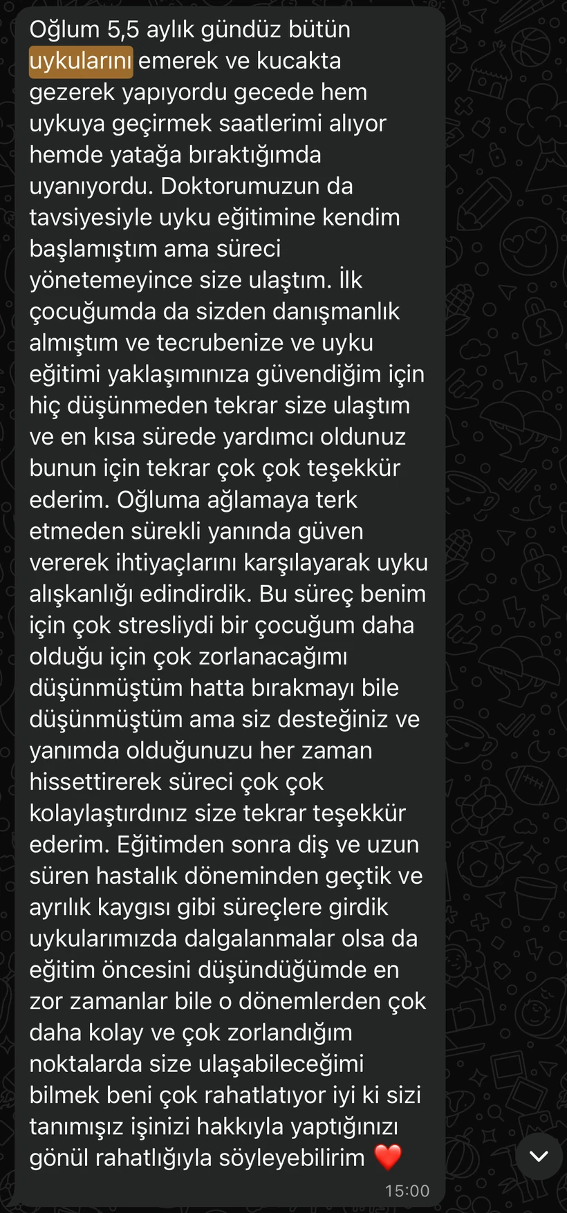Mezuniyet Hikâyesi 21 gerçek WhatsApp mesajı