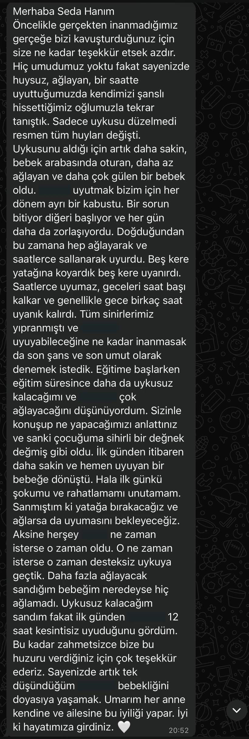 Mezuniyet Hikâyesi 3 gerçek WhatsApp mesajı