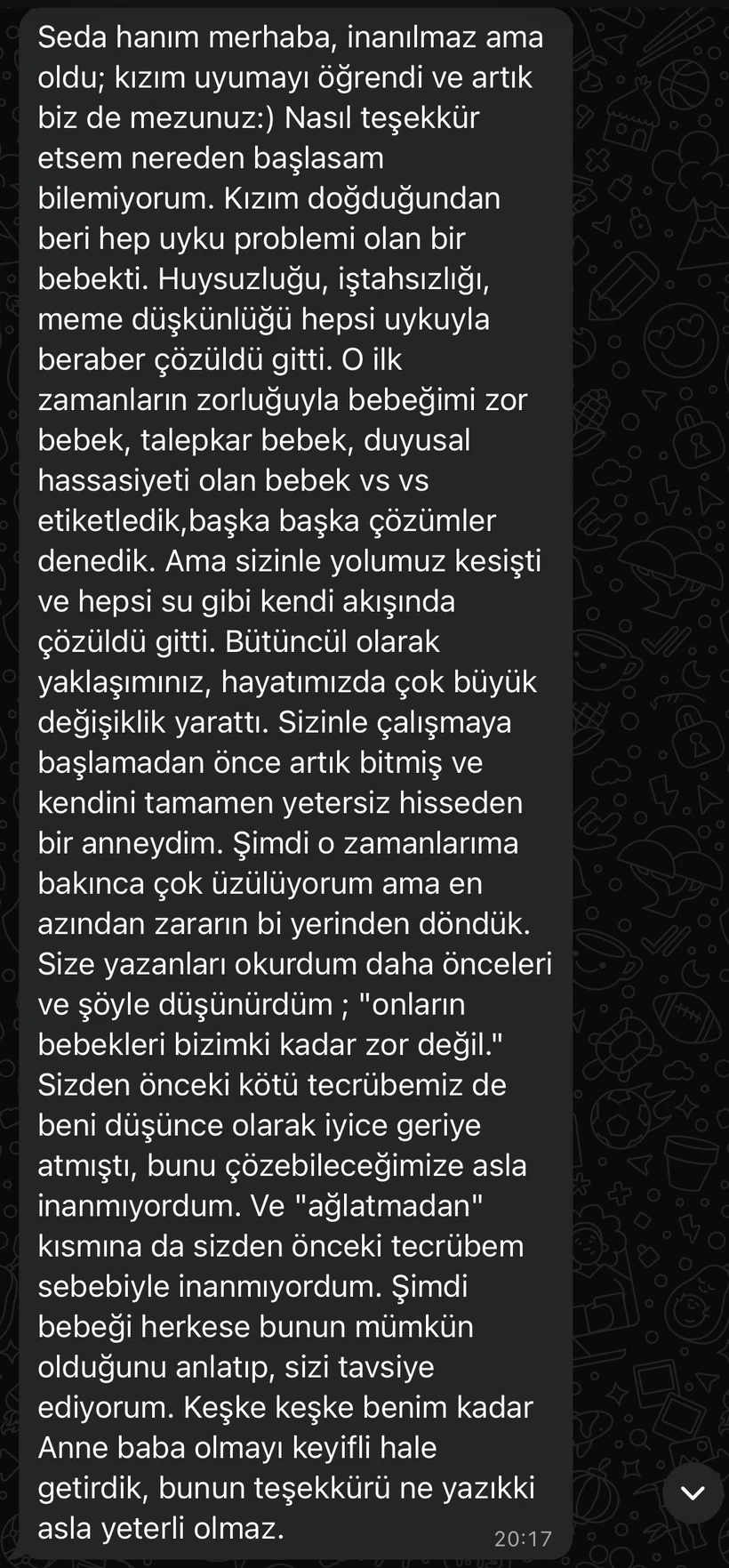 Mezuniyet Hikâyesi 24 gerçek WhatsApp mesajı