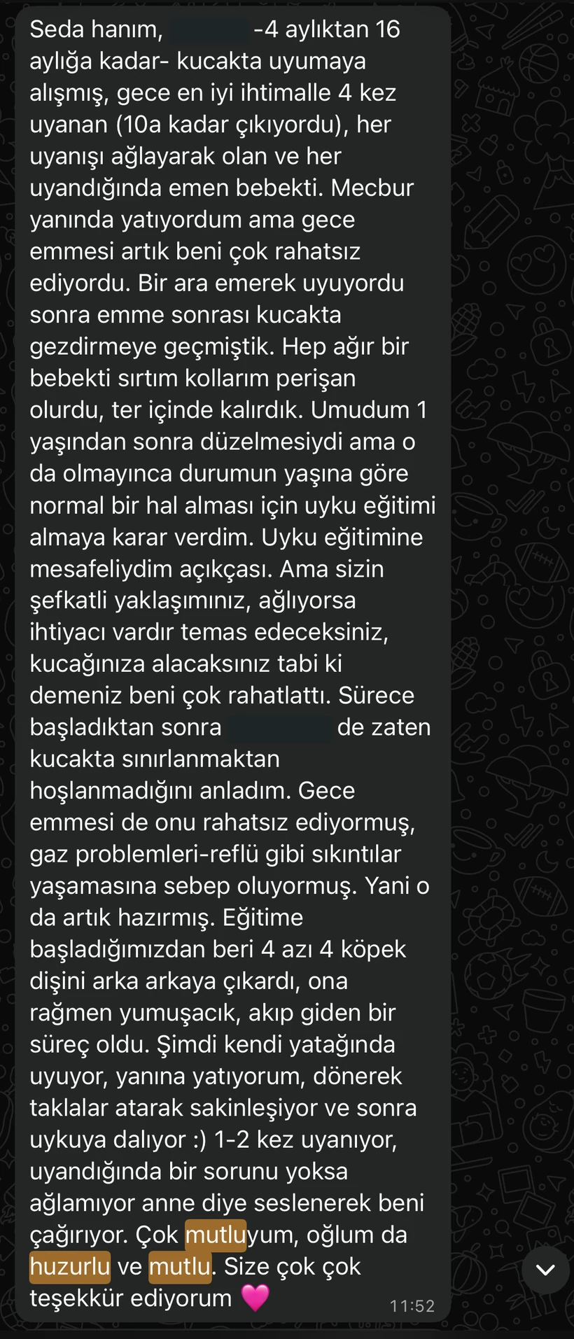 Mezuniyet Hikâyesi 8 gerçek WhatsApp mesajı