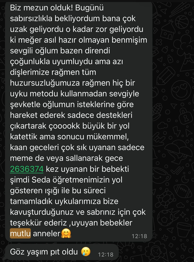 Mezuniyet Hikâyesi 17 gerçek WhatsApp mesajı