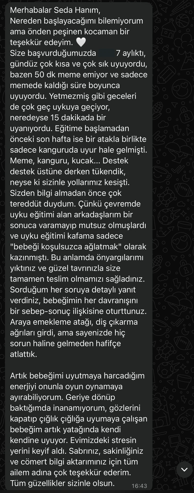 Mezuniyet Hikâyesi 9 gerçek WhatsApp mesajı